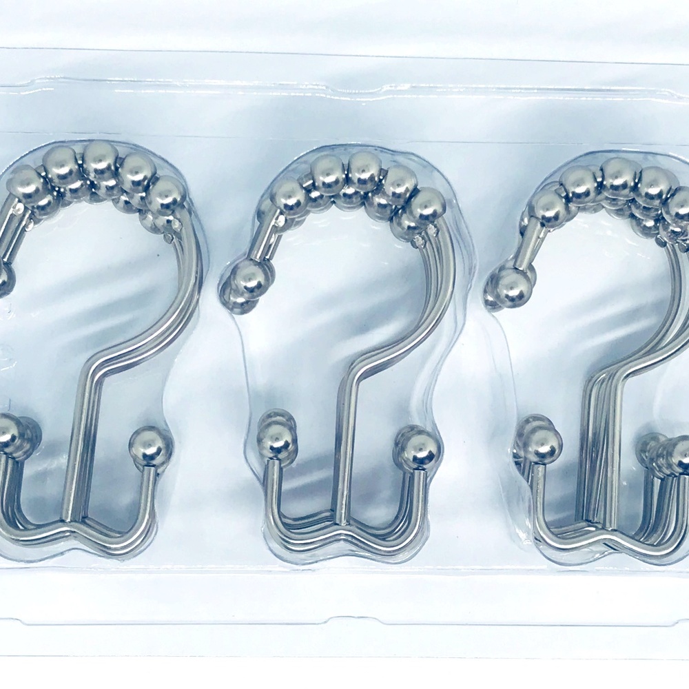 Stainless Steel Rust-Proof Shower Curtain Rings